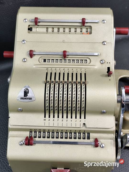 Kultowy Kalkulator Mechaniczny Brunsviga 13 RK Poddębice