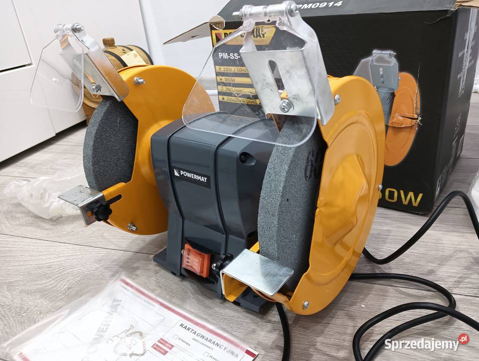 Szlifierka stołowa sieciowa Powermat 1850 W 230 dolnośląskie Wałbrzych