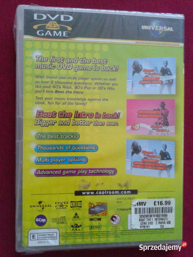 Gra BEAT THE INTRO 2 Jaka To Melodia DVD game Puławy