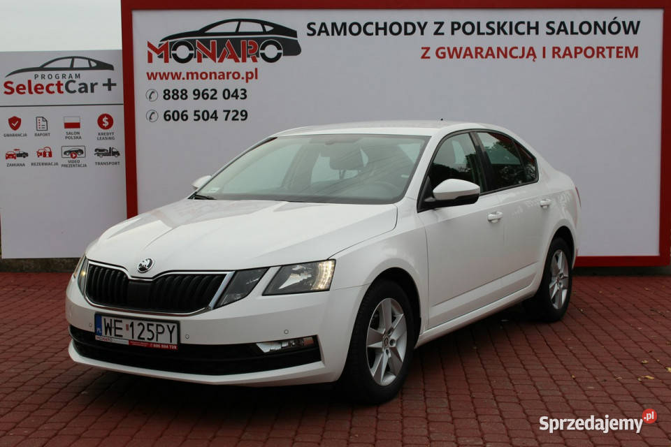 koda Octavia AMBITION 16 TDI 115 Salon Polska biały Włocławek