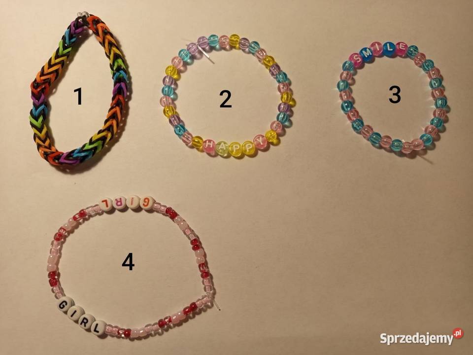 Bransoletki robione ręcznie Kopyść