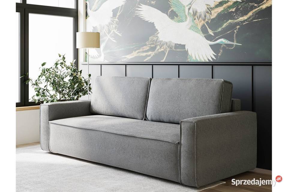 Sofa RAIN II sztruksowa typ amerykanka szer. 220 cm