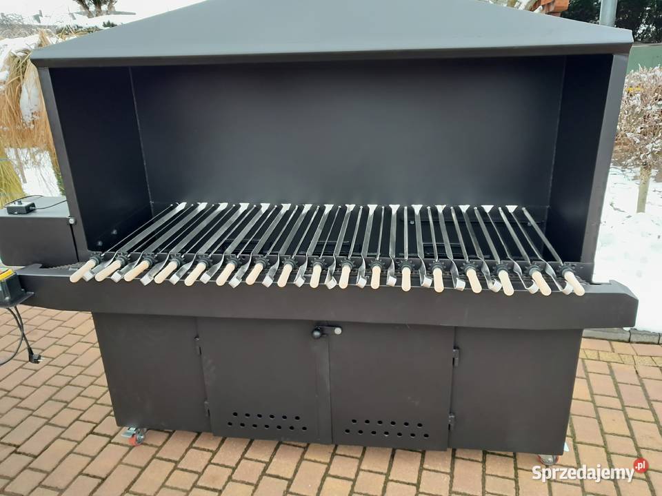 Grill obrotowy na szampury cateringowy