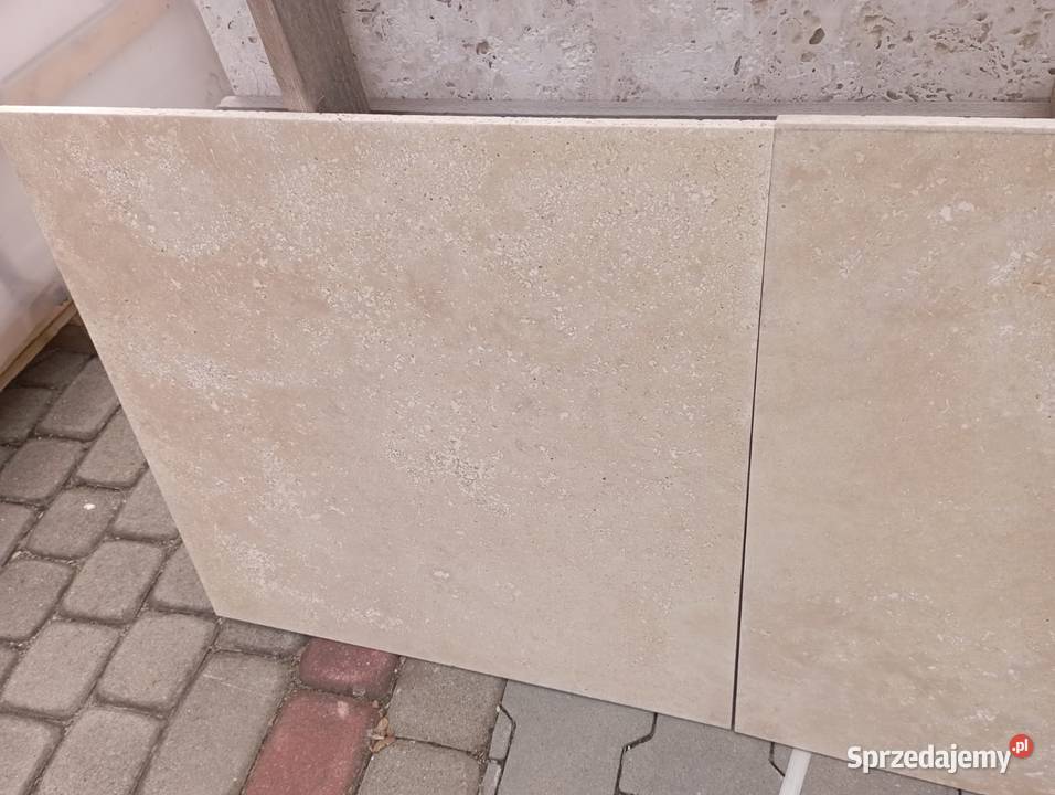Płytki marmurowe TRAWERTYN 60x60x15 mat Przemyśl sprzedam