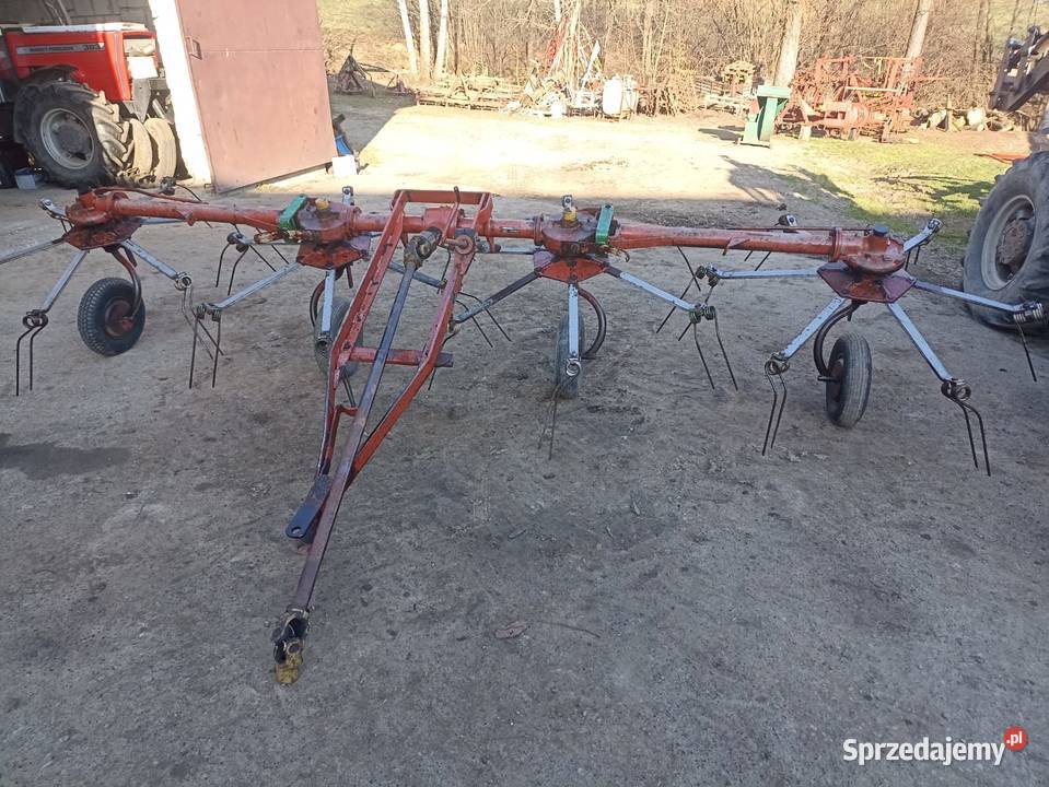 Przewracarka przetrząsacz karuzelowy Stoll Z500 Zgrabiarki i przetrząsacze małopolskie Pisarzowa sprzedam