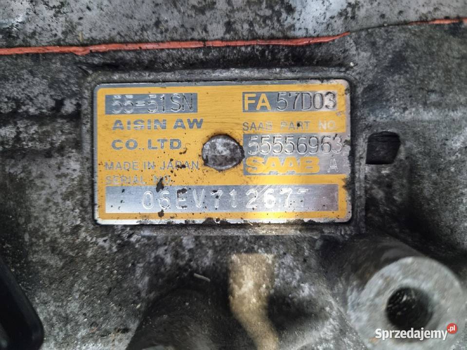 SKRZYNIA BIEGÓW Saab 95 95 19 TID automat Chełm sprzedam