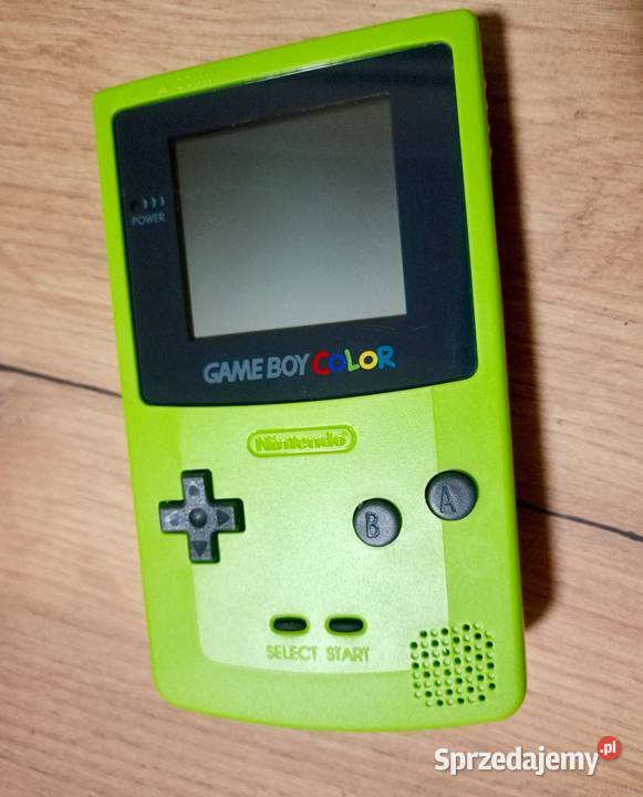Game Boy Color Zielony Pokemon Green Zestaw Wandzinów