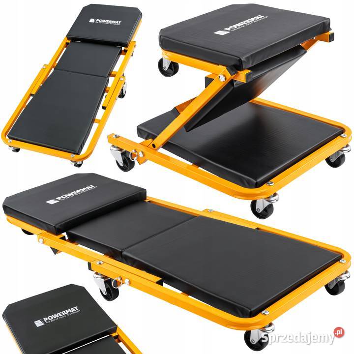 Leżanka warsztatowa 2w1 siedzisko serwisowe Katowice