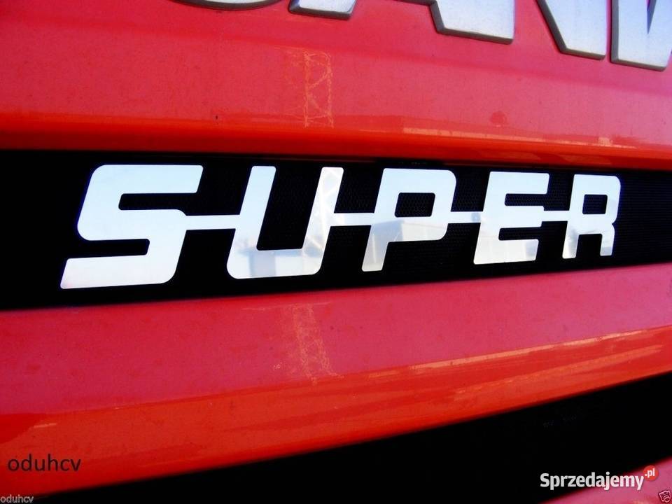 SCANIA SUPER emblemat 3mm połysk lustro akrylowe Emblematy wielkopolskie Kobierno