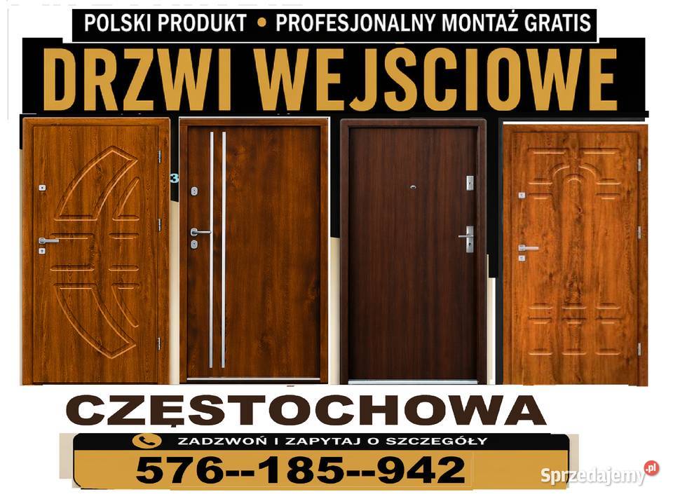 Drzwi wzmocnione zewnętrzne wewnątrzklatkowe sprzedam