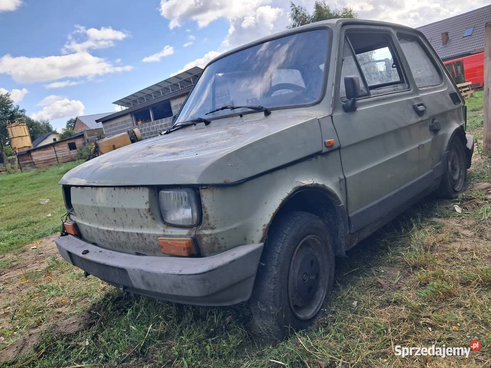 fiat 126p plus przyczepka Niewiadów Ursus Stryków