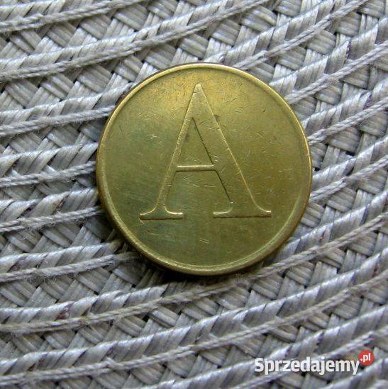 Żeton telefoniczny Poczty Polskiej 1990r Kalisz