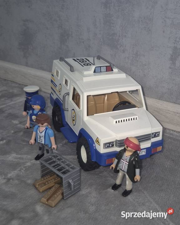 Figurki zestaw kolekcja Playmobil transporter Łódź