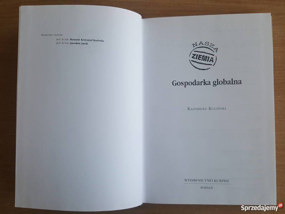 KSIĄŻKA Gospodarka globalna z cyklu Nasza Ziemia biznes, nauki ekonomiczne Złotniki