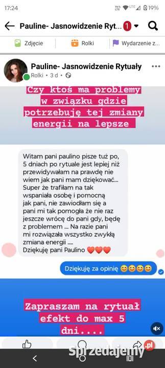 USLUGI RYRUALNE JASNOWIDZENIE Pozostałe usługi Warszawa