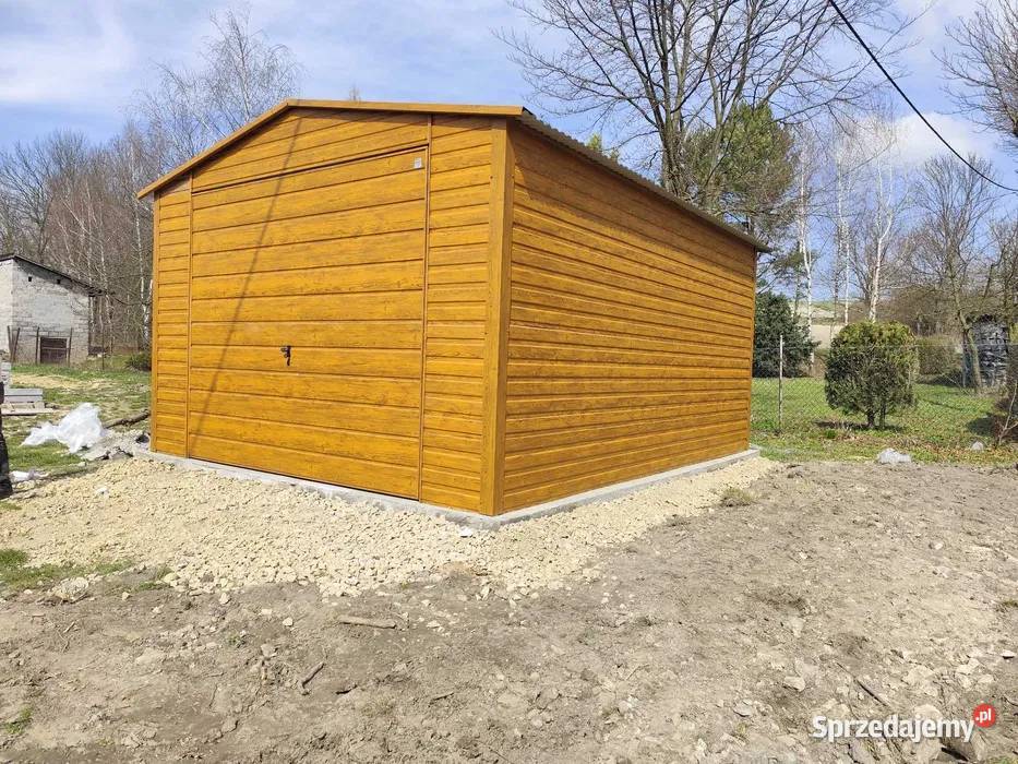GARAŻ BLASZANY 3x5 Drewnopodobny GARAŻE BLASZANE Pozostałe