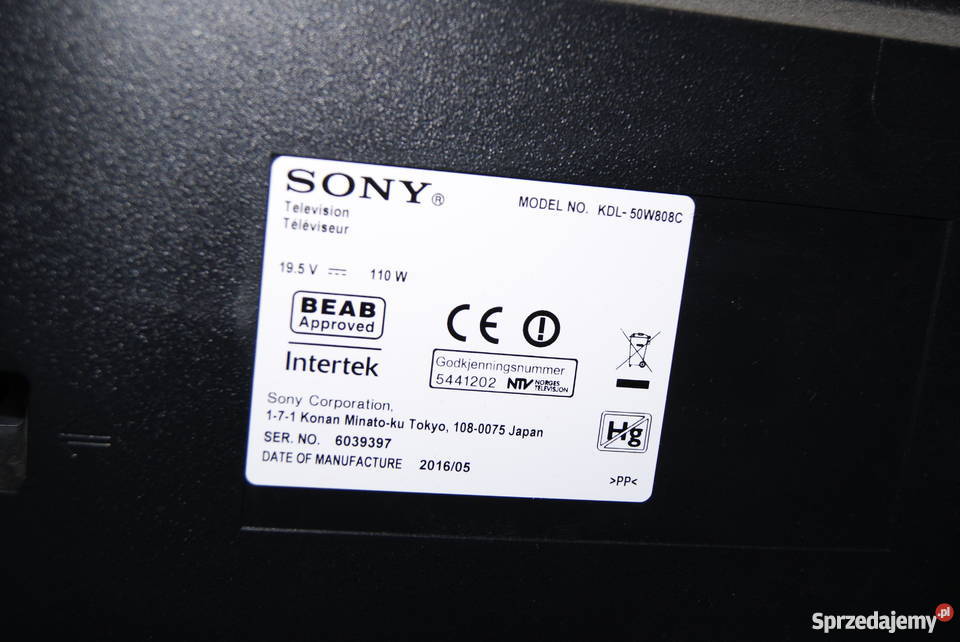 TV Sony Bravia LED 50 sprzedam
