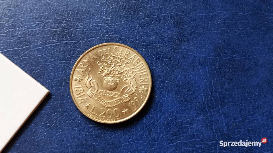 Stare monety 200 lir 1994 Włochy