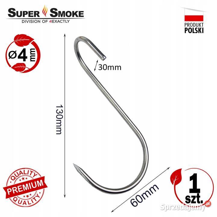 Hak Wędzarniczy Super Smoke S skręcony do wędlin podlaskie Białystok sprzedam