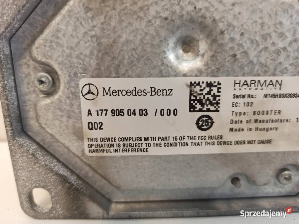 WZMACNIACZ MERCEDES W247 A1779050403 dolnośląskie