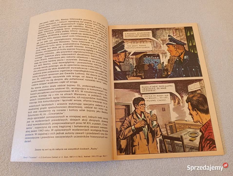 Podziemny front Zamach Drugie wydanie w świetnym Łódź