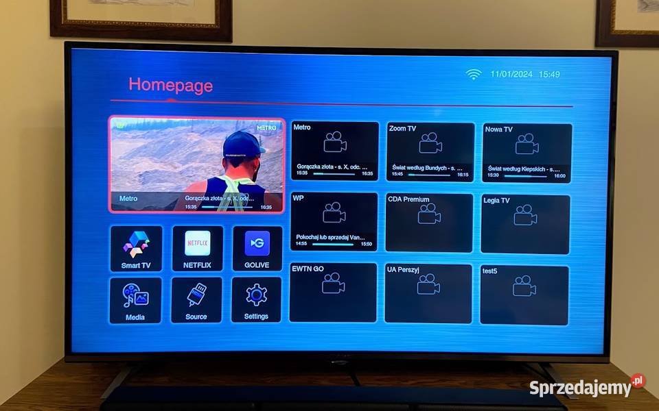 Thomson 55UA6406 4K UHD plus Mi Box 4K UHD Telewizory Serock