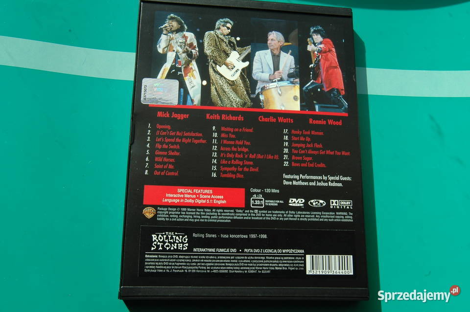 Płyta DVD The Rolling Stones Bridges to Babylon pomorskie Gdynia