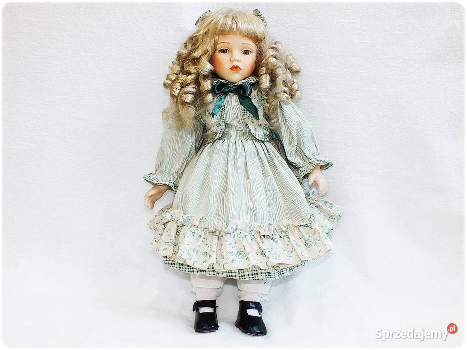 Porcelanowa stara Lalka wys52 Kolekcjonerska Żary