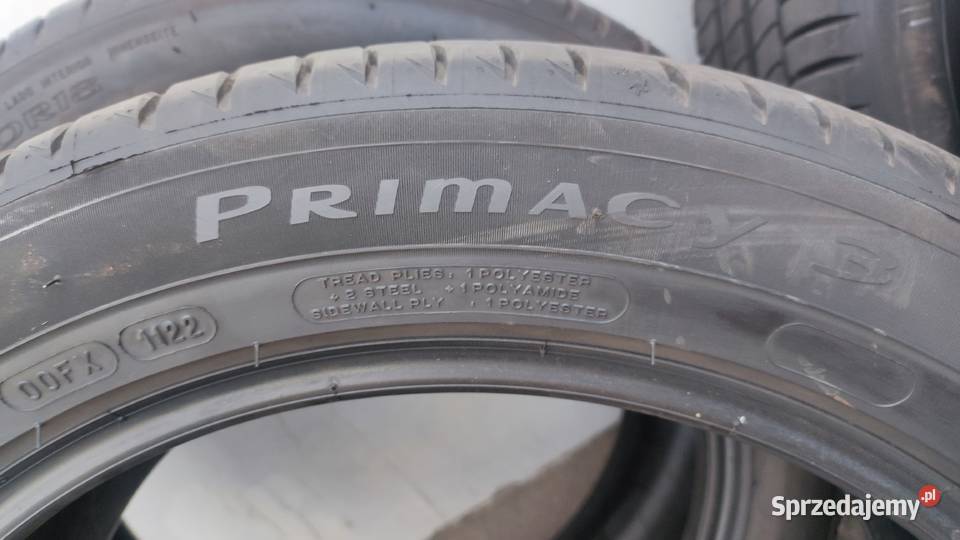 Opony Michelin Primacy 22550R18 Nowe komplet kujawsko-pomorskie Brodnica