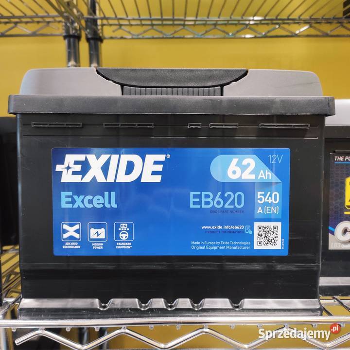 Akumulator 62Ah 540A Exide Excell EB620 Zamość