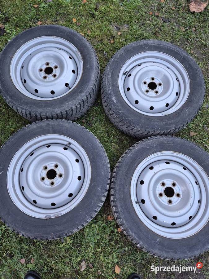 4 sztuki stalowych koł z oponami Pabianice