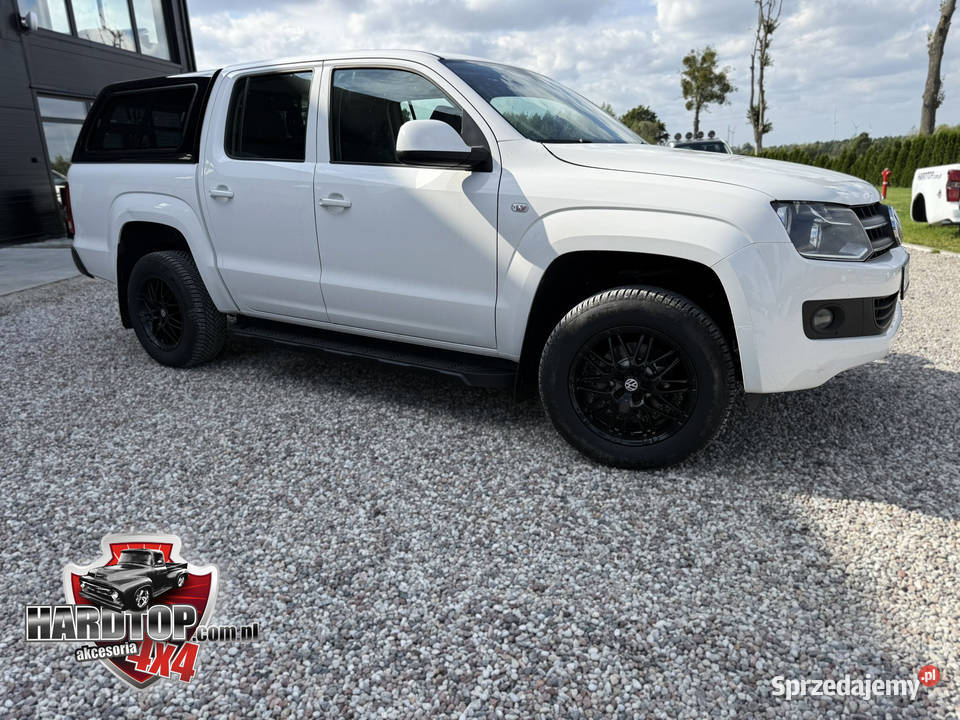 Zabudowa Amarok hardtop czarny szyby przesuwne Pasłęk sprzedam
