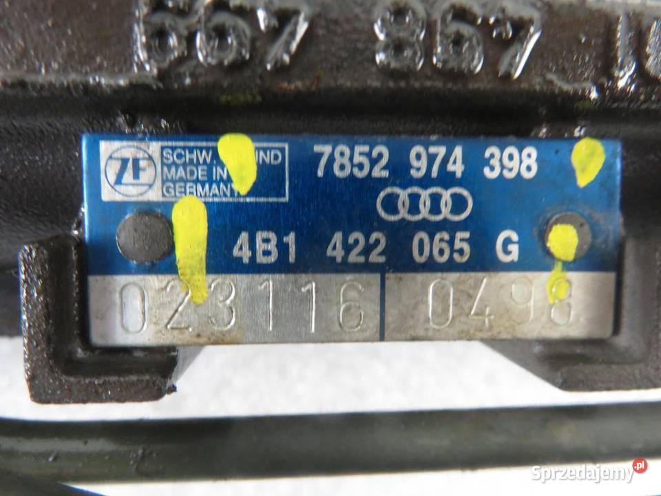 MAGLOWNICA AUDI A6 4B2 C5 4B1422065G 7852974398 osobowe
