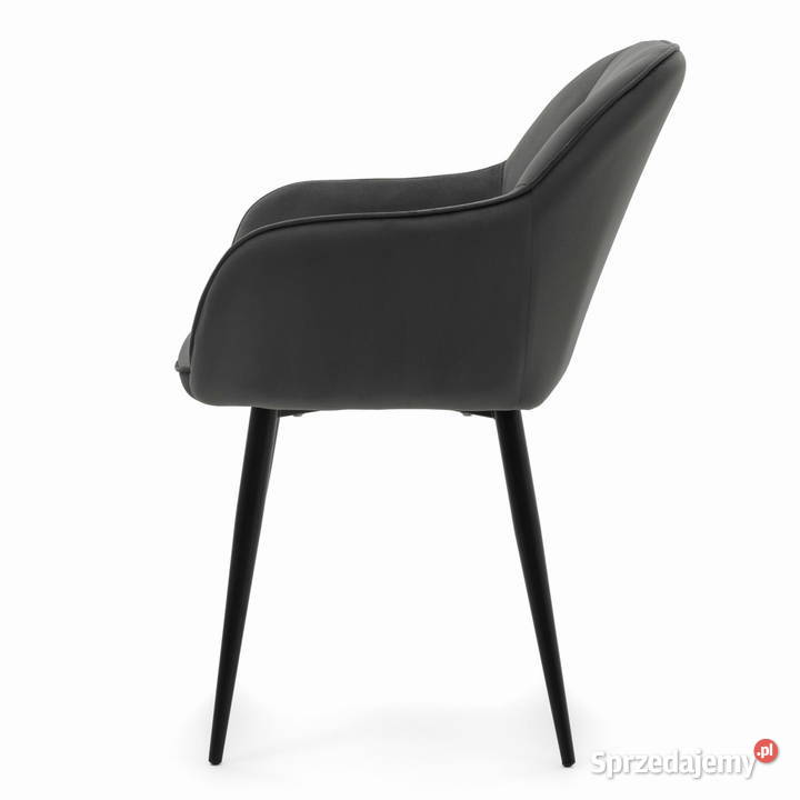 Szare Krzesło Tapicerowane Lago Wysyłka 24H Tarchały Małe