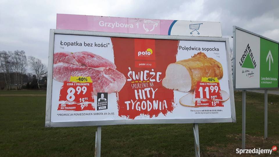 Montaż tablic reklamowych billboardy tablice Ostrowiec Świętokrzyski