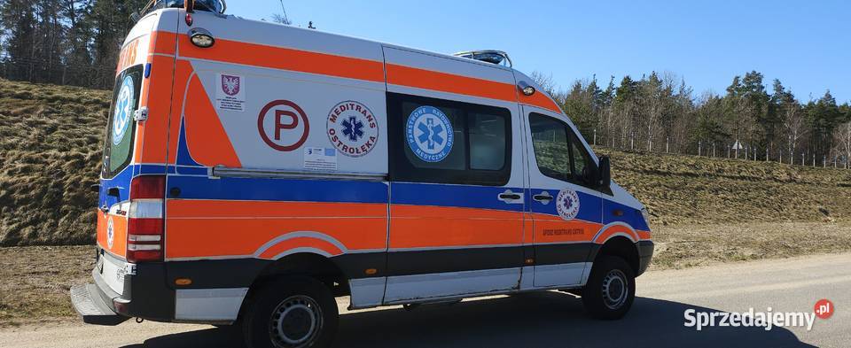 4x4 ambulans Mercedes Sprinter 315cdi nosze Biskupiec