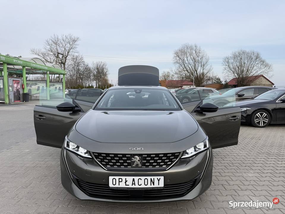 Peugeot 508 GT Line 16 PureTech 180 Kamera 360 grafitowy Krośniewice sprzedam