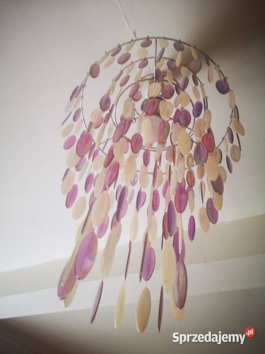 Lampa wisząca kolor jasno kremowego do Lila