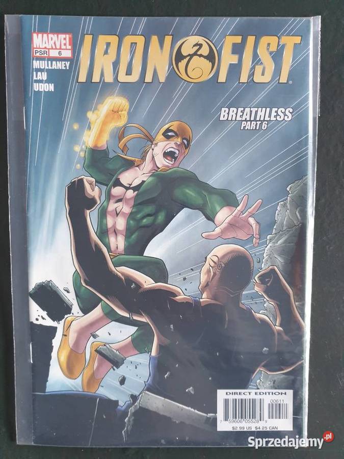 Iron Fist 9 oryginalnych komiksów Marvel USA pomorskie Gdynia sprzedam