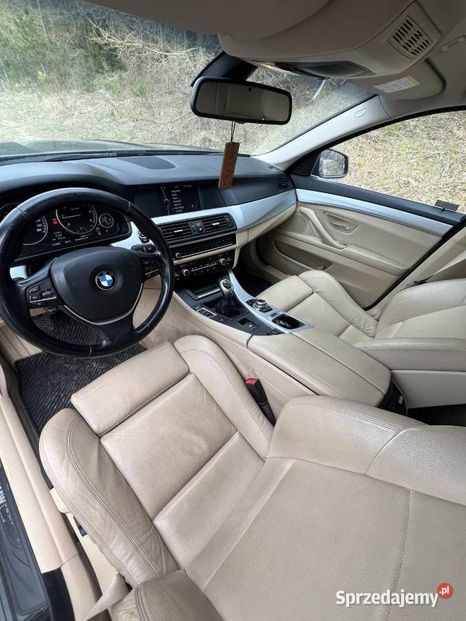 BMW 520d bixenon skóry navi 1 właściciel w elektryczne lusterka Kolbudy