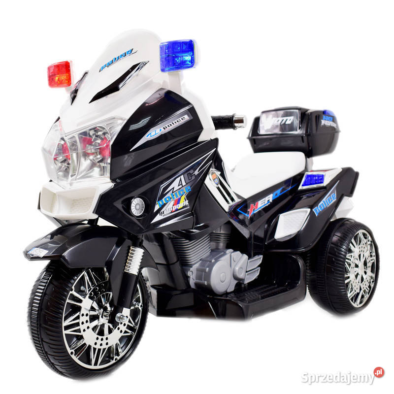 MEGA WIELKI MOTOR POLICYJNY HERO Z DŹWIĘKAMI Toruń sprzedam