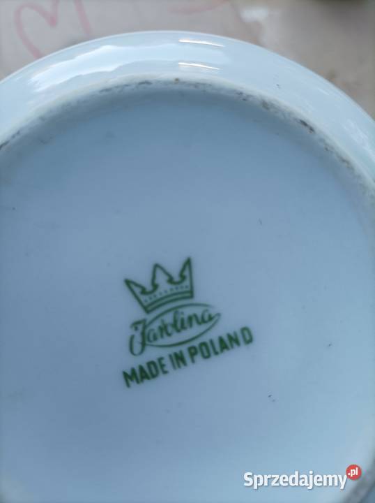Porcelana Karolina zestaw kawowy herbaciany Sterdyń