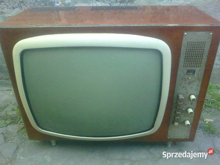 stary telewizor lampowy