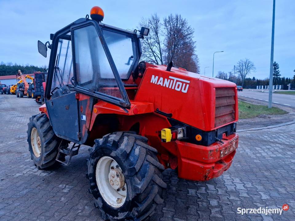 Manitou MLT 523 C 1995r małe gabaryt Perkins JCB Manitou Ładowacze czołowe Dobrzyniewo Duże