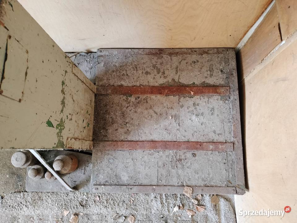 Waga towarowa gospodarcza odważniki Świnice Warckie