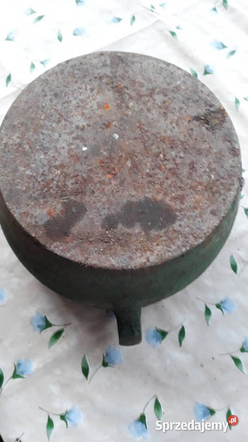 Przedwojenne żeliwne naczynie odcienie brązowego Gorzów Wielkopolski sprzedam