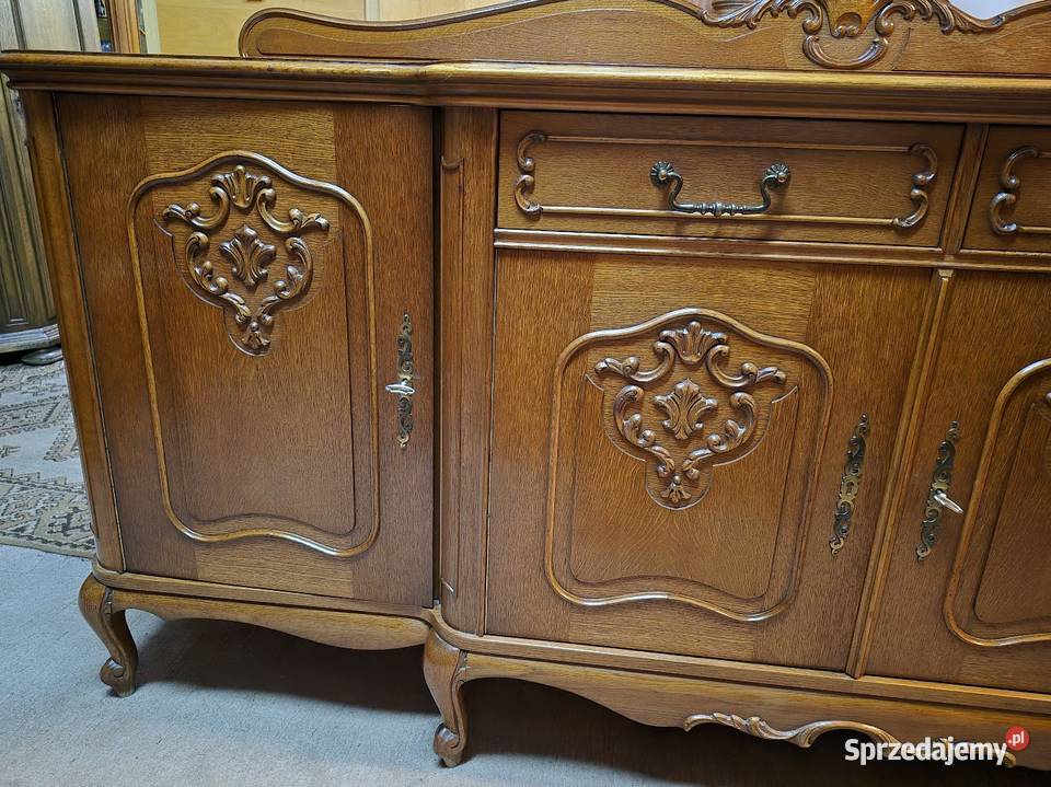 Komoda stylowa LUDWIKOWSKA chippendale dębowa z 83cm kujawsko-pomorskie Sypniewo