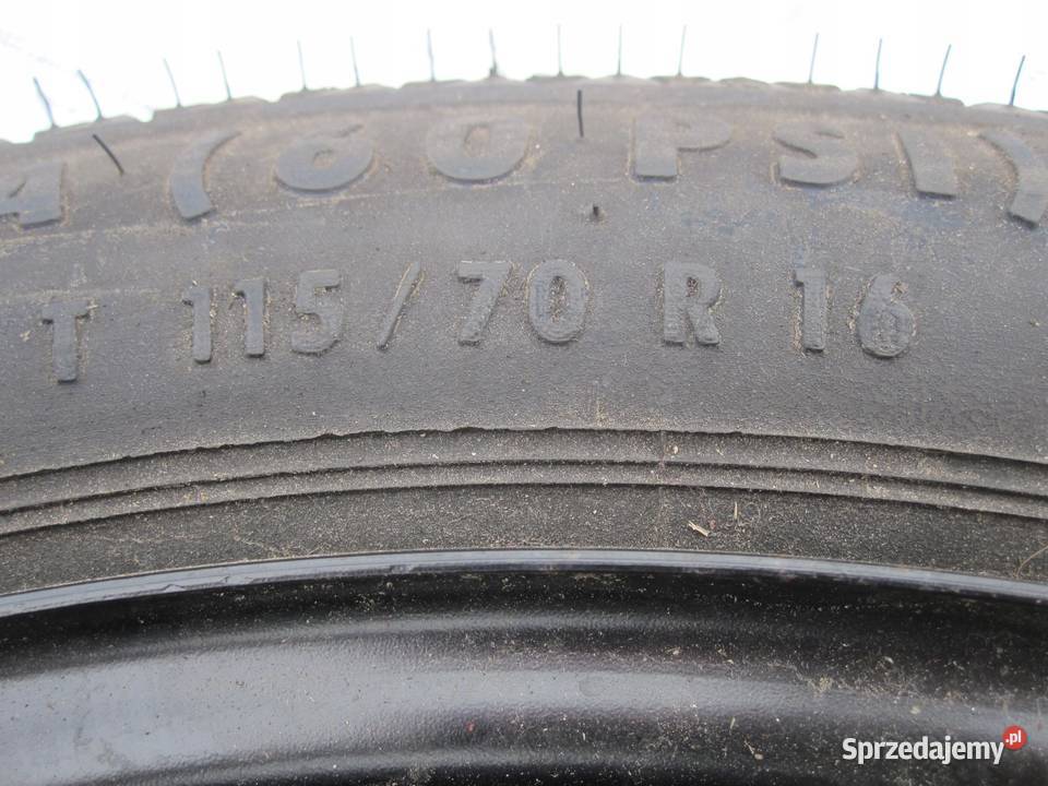 OPEL VECTRA C koło dojazdowe 1157016 92M ET41 Motoryzacja