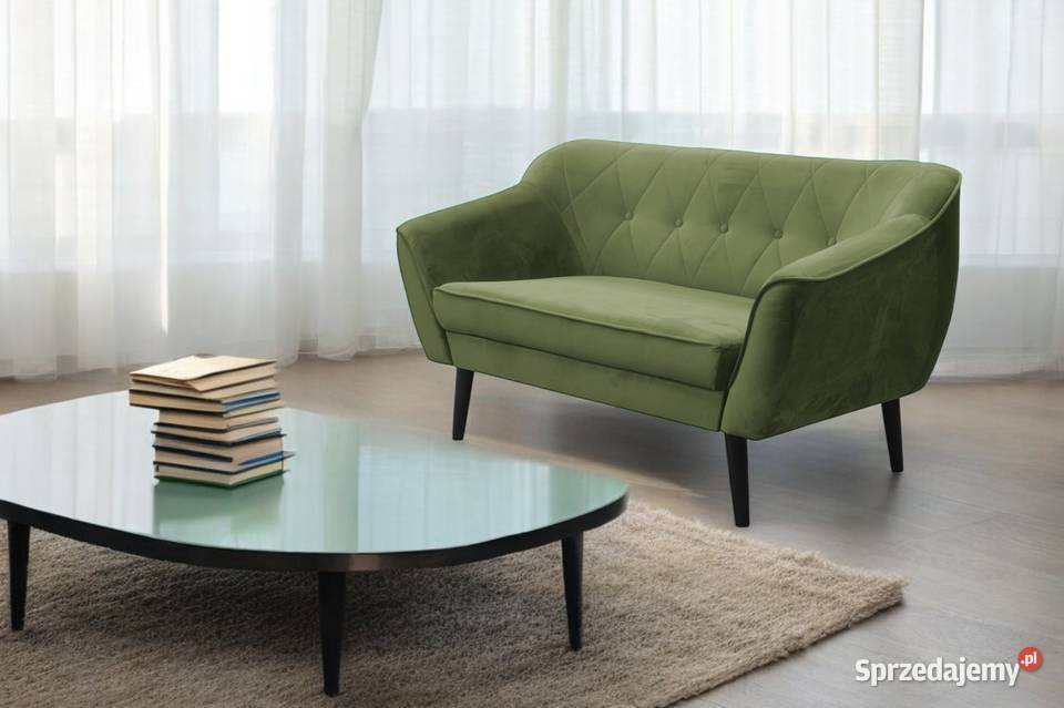 Sofa Maya 2 Osobowa Oliwkowa Dostawa 0 Tarchały Małe sprzedam