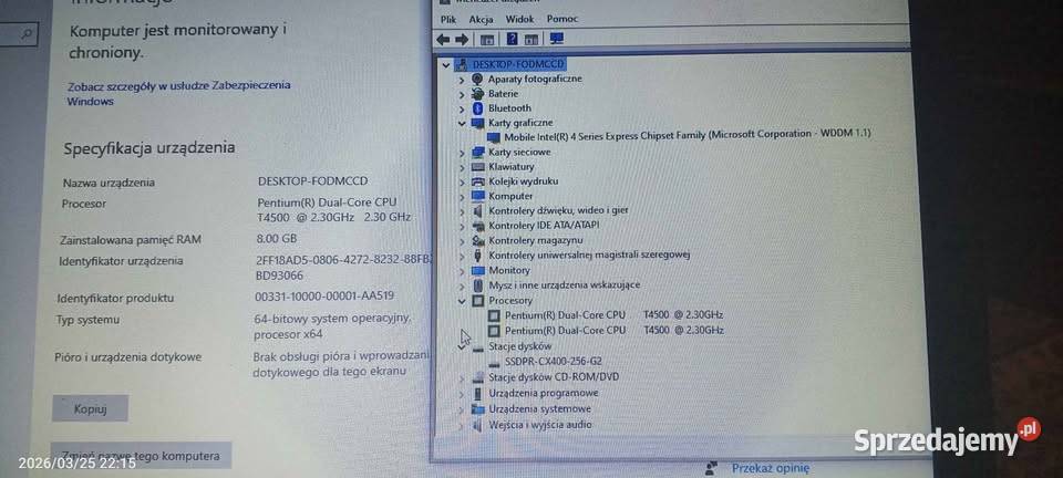 Laptop Samsung 156 8Gb 256Gb DVD Inowrocław